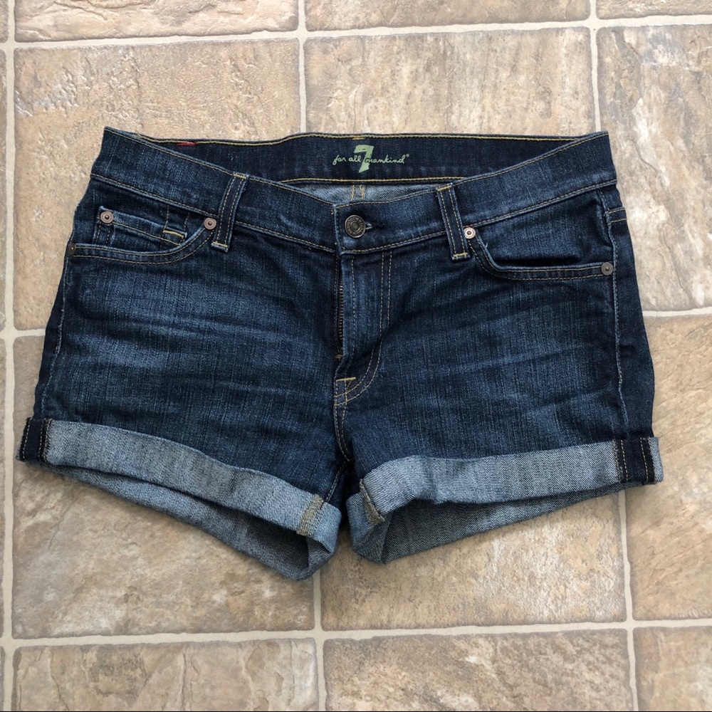 7 for All Mankind Jean Shorts